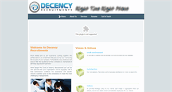Desktop Screenshot of decency-rec.com